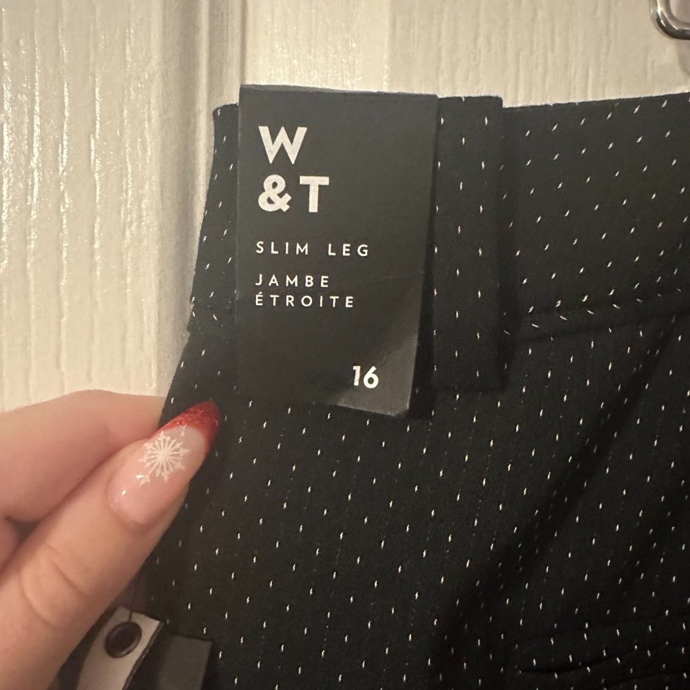 Willow and Thread Polka Dot Pants (Size 16)